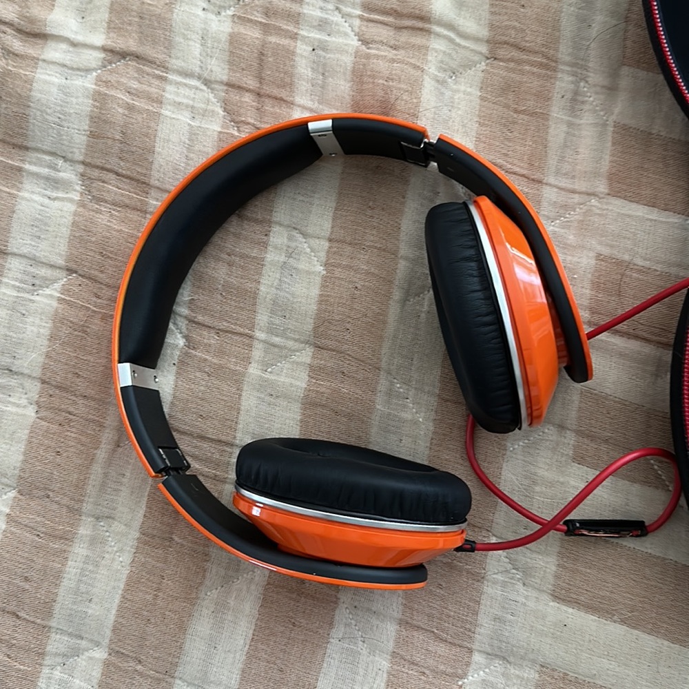 Beats by Dr. Dre Orange Headphones